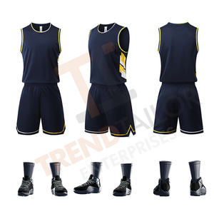 เสื้อบาสเก็ตบอลเปล่าขายส่ง ดีไซน์แบบกลับด้านได้ ล่าสุด แบบพิมพ์ลาย sublimated - Product Image 4