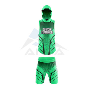 Uniforme de Fútbol Americano de Bandera 7v7 Personalizado de Alta Calidad, Jersey Transpirable de Secado Rápido con Manga Corta, con Nombre y Logotipo del Equipo Personalizables - Product Image 1