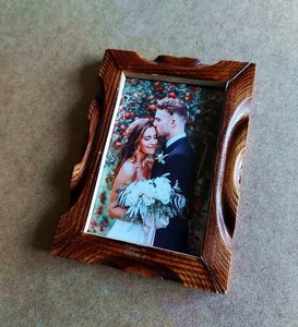 Cadre photo en bois moderne Cadre photo décoratif multi-occasions pour la maison ou le bureau Affichage de bureau - Product Image 4