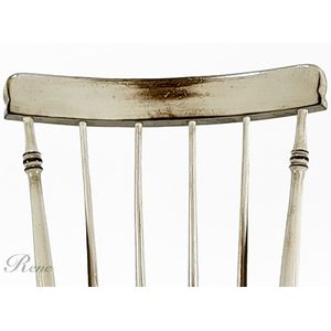 Meubles de maison classique vintage No 8228 chaise de salle à manger en acajou solide meubles en bois massif pour meubles de chaise de salle à manger - Product Image 4