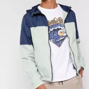 Chaqueta cortavientos de poliéster de talla grande personalizada para hombre para Primavera, ropa de verano impermeable para exteriores con decoración bordada - Product Image 5