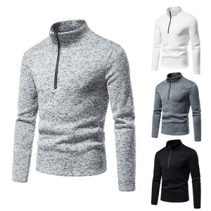 Sweat-shirt d'hiver pour homme à manches longues, col zippé, séchage rapide, sport actif, sweat-shirt pour homme 2026 - Product Image 1