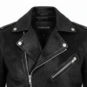 Veste en cuir de vachette pleine fleur double face écologique sur mesure pour hommes et femmes de qualité supérieure ODM - Product Image 6