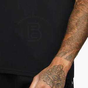 Camiseta de poliéster con logotipo personalizado para correr, ropa deportiva para gimnasio, camiseta de gimnasio para hombre a la venta - Product Image 5