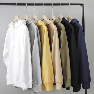 Vente en gros de sweats à capuche unisexe personnalisés de 350 à 450 g/m² Coton recyclé de qualité imprimé vierge pour l'hiver 100% coton - Product Image 1