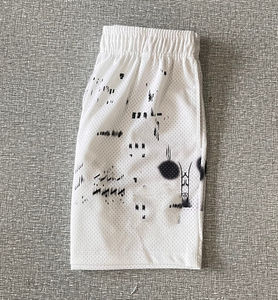 Pantalones cortos de verano de secado rápido de talla grande para hombre, pantalones cortos antiarrugas sostenibles personalizados, pantalones cortos de cintura elástica para hombre, servicio OEM - Product Image 6