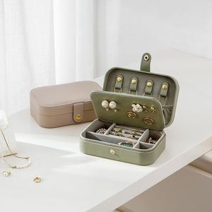 Wholesale Travel Jewelry Case Jewelry Organizer for Necklace Rings Bracelet <strong>Earrings</strong> <strong>Holder</strong> Portable Jewelry <strong>Boxes</strong> for Women - Product Image 5