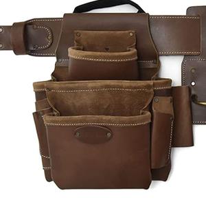 Leather <b>Work</b> <b>Apron</b> Pouch New Designed 28" to 50" Waist Tool Belt With Pocket Pouches Available at Reasonable Price - Product Image 2