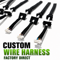 Faisceau de câbles tressé avec clip de fixation, connecteur PH XH, assemblage de câbles pour robotique, automatisation, appareils électroménagers, OEM personnalisé