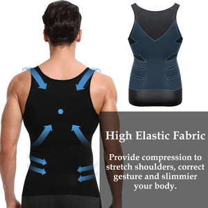 Camiseta sin mangas transpirable para hombre, cintura delgada, barriga plana, ropa de gimnasio para Yoga, ropa informal para el hogar, tela elástica alta, trabajo personalizado fino y ligero - Product Image 5