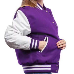 Nuevo diseño personalizado Color mujer Letterman chaqueta Streetwear invierno cálido Letterman chaqueta para mujer - Product Image 1