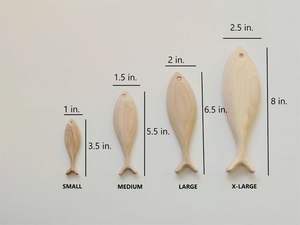 Écologique Naturel Rustique En Bois Poisson Mur Art Distressed Finition Vintage Appel Rustique Décor À La Maison Coastal Living Ambiance - Product Image 2