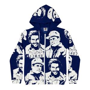 Wholesale <b>Black</b> Color Zipper <b>Hoodie</b> Custom Unisex Zipper Men Heavyweight Full <b>Zip</b> <b>up</b> Custom Screen printing Winter Hoodies Men - Product Image 6