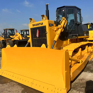 Bulldozer SHANTUI SD22 d'occasion en vente, Tracteur de bulldozer hydraulique moyen sur chenilles d'origine SD 22 22 tonnes avec ripper en bon état - Product Image 2