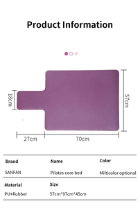 Logotipo personalizado Reformer Bed Sudor Absorbente <span class=keywords><strong>Antideslizante</strong></span> Reformer <span class=keywords><strong>Pilates</strong></span> Cover PU Goma Yoga y <span class=keywords><strong>Pilates</strong></span> Reformer Mat <span class=keywords><strong>Toalla</strong></span> - Product Image 5