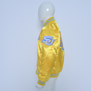 Chaqueta Bomber de Alta Calidad con Cremallera, Estampado Deportivo, Bordado Personalizado, Parche de Chenilla, Letra Griega, Impermeable - Product Image 2