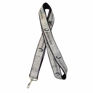 Impresión personalizada Glitter Logo Poliéster Teachers Lanyards - Product Image 2