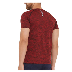 Chemise de sport pour hommes, vêtements de course, vente en gros, pas cher, Logo personnalisé, séchage rapide, respirant, chemise de sport pour hommes - Product Image 2