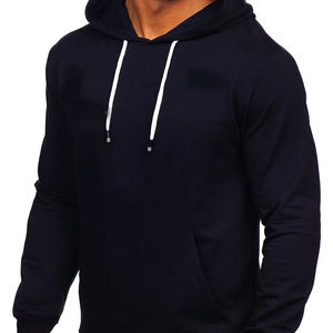 Sweats à capuche unis à impression numérique de haute qualité pour l'hiver Sweat-shirt unisexe Hip Hop surdimensionné Logo personnalisé pour garçons Vente en gros - Product Image 1