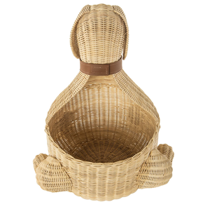 Cesta decorativa de mimbre para perros y canasta de juguetes Natural, cesta de mimbre, almacenamiento de ratán para venta al por mayor, hecha a mano en Vietnam Nhat Minh - Product Image 4