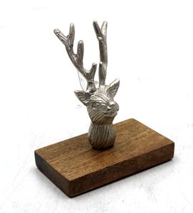 Vajilla de aluminio de diseño estándar, Reno para Navidad, Reno antiguo de cobre decorativo para decoración del hogar - Product Image 2