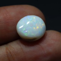 5.00 Carat A +++ Qualité Opale Australienne Naturelle Multi Feu Cabochon Gemme 13X12X6 MM Opale Solide pour la Fabrication de Bijoux Gemme