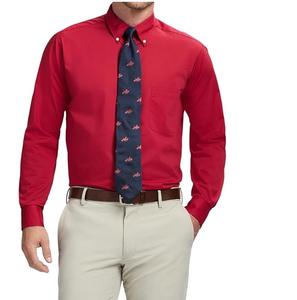 Nuevo y Popular Camisa de Franela de Poliéster/Algodón, Cómoda, Ajustada, de Manga Larga, Estilo Casual de Negocios, Lisa, Formal, Transpirable y de Secado Rápido para Primavera - Product Image 2