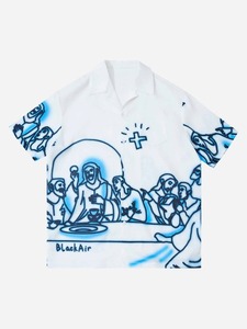 T-shirts décontractés en coton pour hommes, vente en gros, mode, surdimensionnés, respirants, tricotés, col rond, manches courtes et logo imprimé à l'écran - Product Image 3