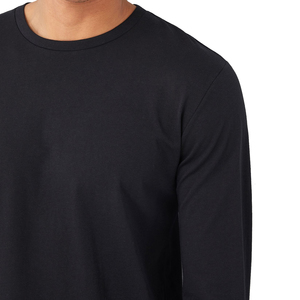 Professionnel personnalisé impression coton à manches longues Raglan T-shirt séchage rapide respirant hommes plaine Gym mince Fitness à manches longues T-shirt - Product Image 4