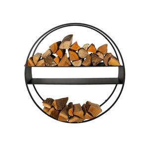 Porte-bûches en fer autoportant extérieur le plus vendu pour stocker des bûches coupées dans le jardin ou l'arrière-cour couleur de forme de taille personnalisée - Product Image 3