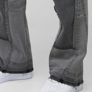 กางเกงยีนส์ซักได้สำหรับผู้ชายกางเกงยีนส์ทรงกระเป๋ากางเกงขายาว - Product Image 6