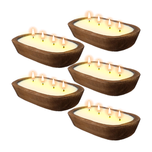 Tazón de masa de madera de acacia, tazón de masa hecho a mano personalizado para hacer velas y artículo decorativo para el hogar, el precio más bajo - Product Image 1