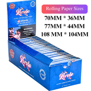 Papiers à rouler Kingsize personnalisés bleus de qualité supérieure pour cigarettes manuelles, avec filtres intégrés – Caractéristiques essentielles - Product Image 5