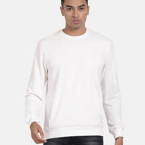 Sudaderas de hombre de diseño personalizado con mangas largas Precio de fábrica Jersey básico de mezcla de algodón para ropa de calle de invierno - Product Image 1