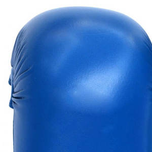 Competencia Karate Mitts Blue Premium Venta al por mayor Artes marciales Use Durable PU Leather Sparring Guantes para Karate profesional - Product Image 2