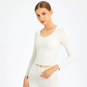 Camiseta Deportiva para Mujer al Por Mayor, Ligera, Transpirable, de Secado Rápido, de Spandex/Algodón, con Impresión de Logotipo - Product Image 5