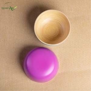 Bol en bambou filé de conception classique fait à la main - Léger, écologique, non toxique pour le service et la décoration de la maison - Product Image 4