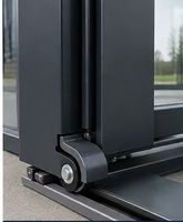 Système de porte de garage télescopique mobile intelligente et électrique pour villa, allée de maison et zone de stationnement