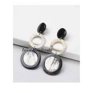 High Quality Women Fashion Jewelry Buffalo Horn <b>Earring</b> Manufacturer and Exporter in India Buffalo Horn <b>Earring</b> - Product Image 5