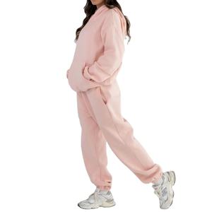 Ensemble survêtement homme 2 pièces en molleton 100 % coton personnalisé 2026 – Hoodie oversize et pantalon de jogging ample – Collection Hiver Haute Qualité - Product Image 4