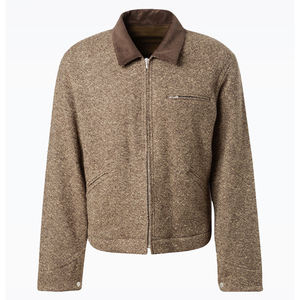 Chaqueta Versity de tendencia de la temporada para hombre, chaquetas completas con logotipo personalizado para hombre, chaquetas Versity de poliéster de lana personalizadas para hombre - Product Image 1