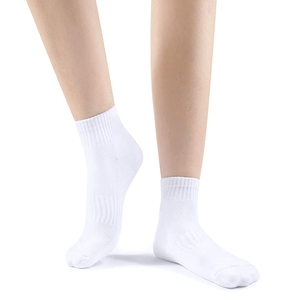 High Quality <b>Men's</b> Dress & Sports <b>Socks</b> Multi-Color Crew <b>White</b> & Black Cotton Fashionable Plain Solid Color Business <b>Socks</b> - Product Image 3