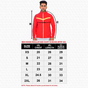 Sweats à capuche pour hommes 80% Polyester 20% Coton Panneau contrasté Capuche avec cordon de serrage Hi Vis Full Zip Fleecy Work Hoodie hoodies - Product Image 6