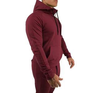 Ensemble de survêtements pour hommes en polaire technique 2026, design personnalisé avec logo, couleur unie pour l'hiver - Product Image 3