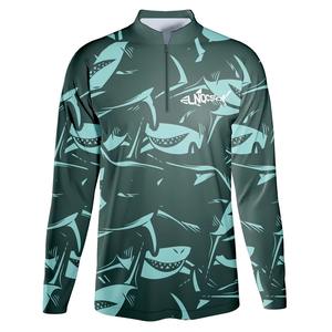 เสื้อตกปลาแขนยาวของผู้ชายเสื้อเชิ๊ตแขนยาวแห้งเร็วงานตามสั่ง - Product Image 1