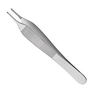Pinzas quirúrgicas Adson para vendaje de tejidos, Instrumentos dentales, acero inoxidable reutilizable de alta calidad, aprobado por CE ISO - Product Image 1