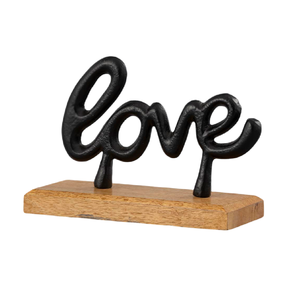 Personnalisation avec bois métal oeuvre Gove Sculptures avec décors de couleur noire article pour chambre Table salon - Product Image 6