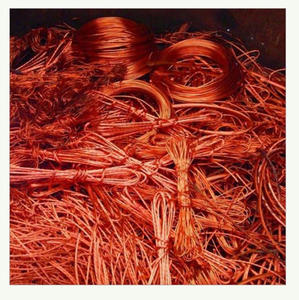 Chatarra de cobre de alta pureza 99.95% Grado de chatarra de alambre de cobre a granel para chatarra de cable Venta caliente de cobre de alta pureza - Product Image 1