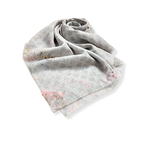 La mejor selección, serie Reiko, bufanda de algodón de manga corta, base diaria gris, atuendo informal, accesorios, primavera Digital de moda - Product Image 5