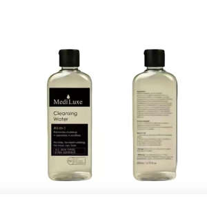 Eau Micellaire Démaquillante Douce MediLuxe Hydratante Sans Rinçage Nettoyant Visage 500mL Glycérine - Product Image 2